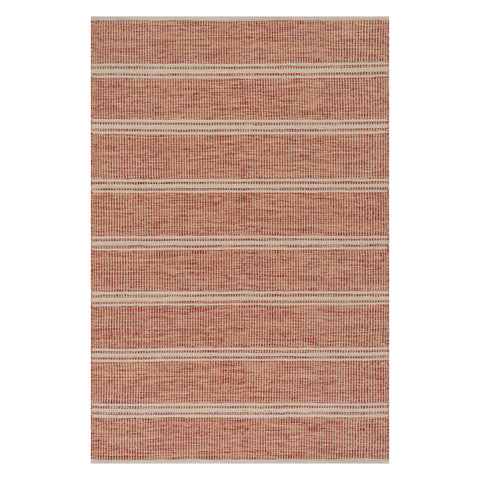 Malta Handwoven Wool Rug | Pink