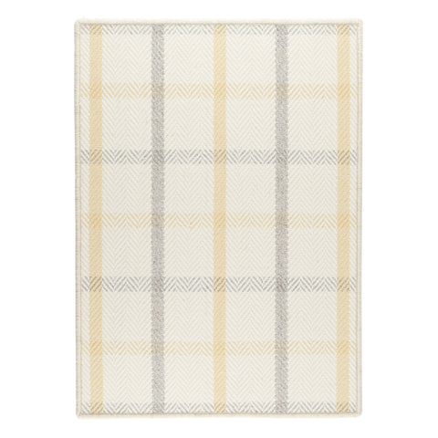 Jackson Woven Wool Custom Rug | Ivory/Grey