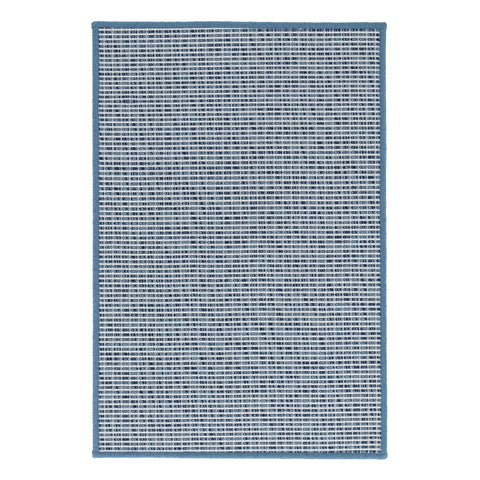 Heritage Woven Indoor/Outdoor Custom Rug | Denim