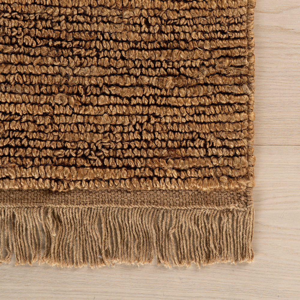 Varnu Textured Handmade Jute Rug | Natural