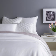 Silken Solid White Duvet Cover