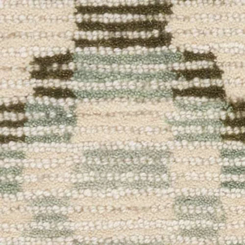 Diamond Cove Green Hand Tufted Wool Rug Swatch