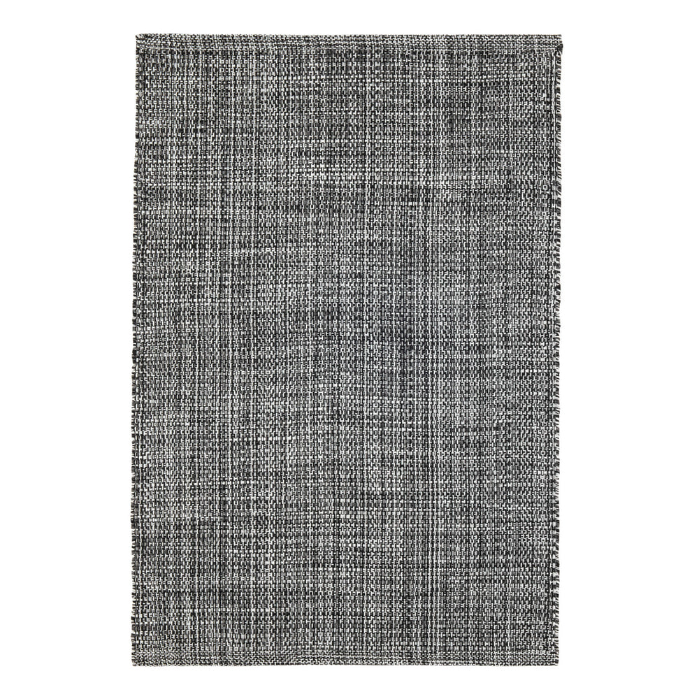 Fusion Handwoven Indoor/Outdoor Rug | Black