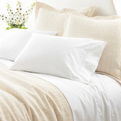 Classic Hemstitch White Sheet Set