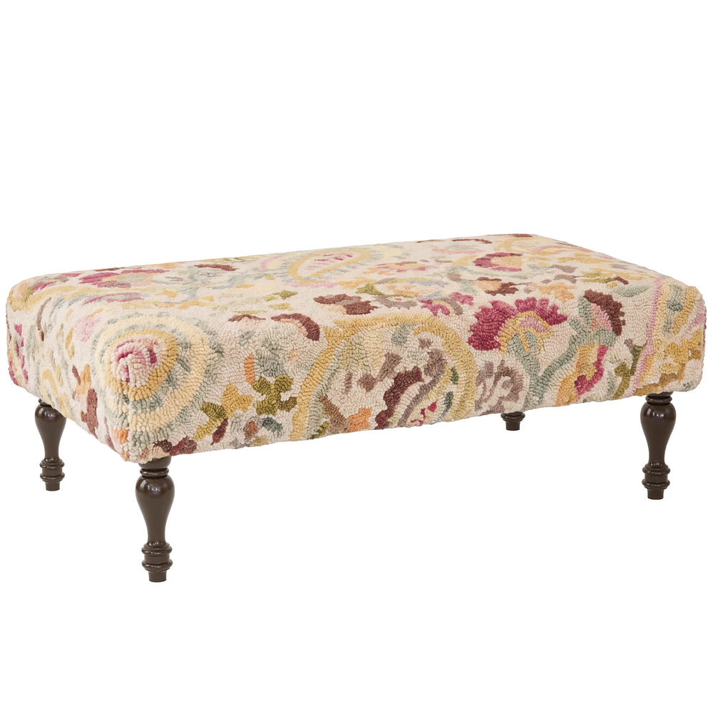Ines Rug Ottoman | Multi