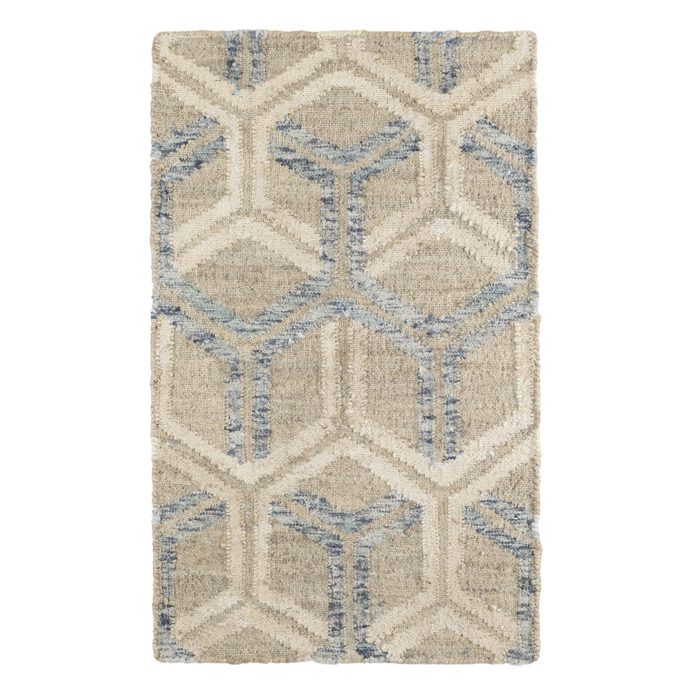 Tala Handwoven Jute Rug | Blue