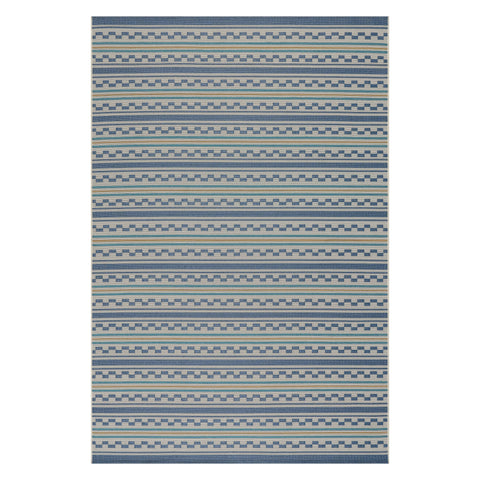 Caldera Modern Checkered Indoor Rug | Blue