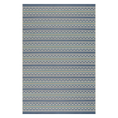 Caldera Modern Checkered Indoor Rug | Blue