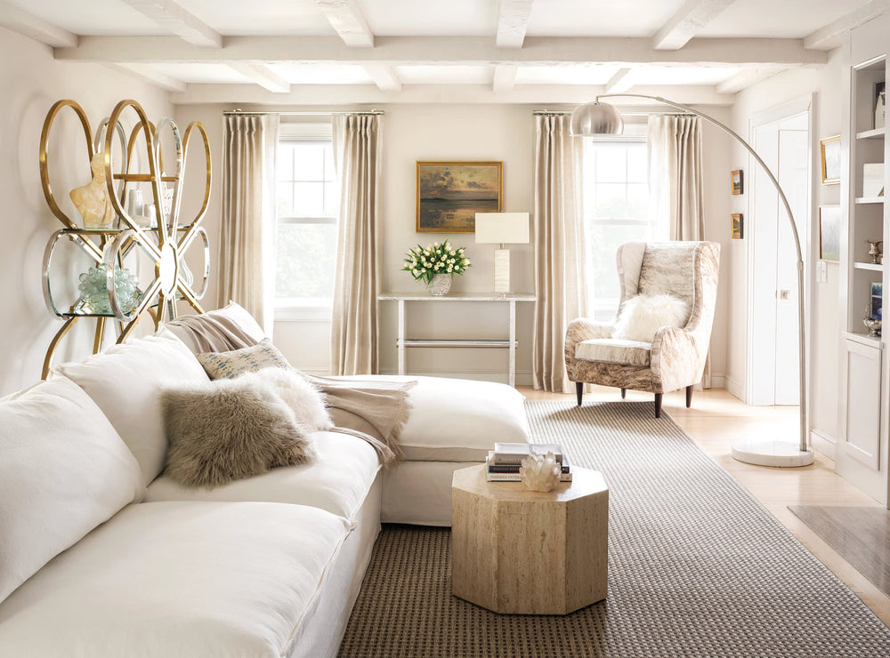 Hollingsworth Slipcovered Chaise | White