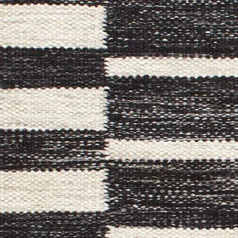 Heights Charcoal Handwoven Wool Rug Swatch