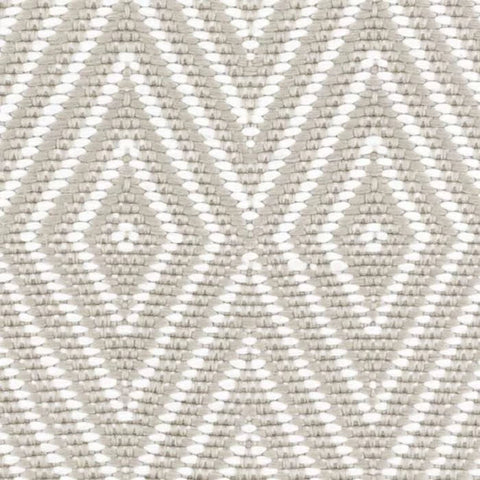 Diamond Platinum/White Handwoven Indoor/Outdoor Custom Rug Swatch