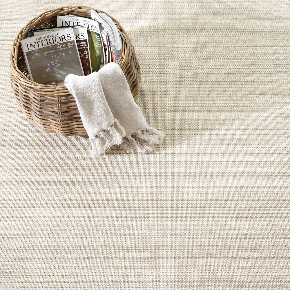 Lakeside Woven Indoor/Outdoor Custom Rug | Khaki