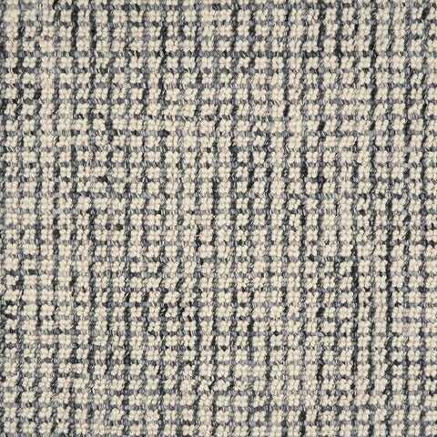 Yadira Geometric Woven Wool Custom Rug Swatch | Black
