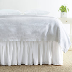 Classic Ruffle White Bed Skirt