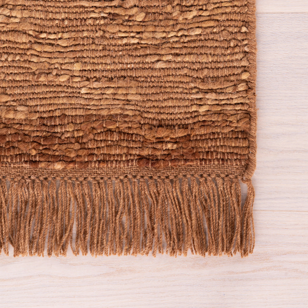 Cullen Hand Woven Wool Rug | Sienna Rust