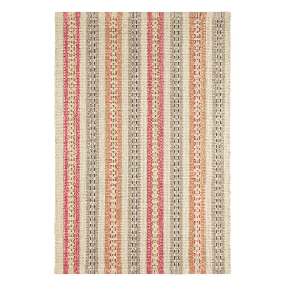 Long Slade Handwoven Cotton Rug | Spice