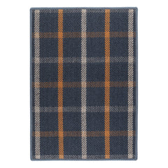 Jackson Woven Wool Custom Rug | Navy/Ivory