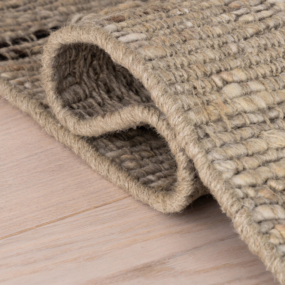 Cullen Hand Woven Wool Rug | Khaki Green