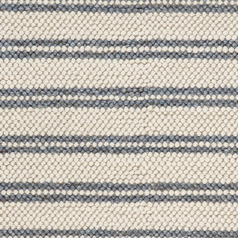 Venit Modern Striped Farmhouse Rug Swatch | Slate