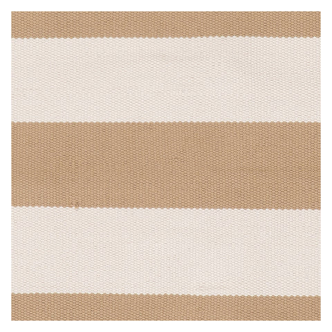 Banks Stripe Handwoven Indoor/Outdoor Rug Swatch | Khaki