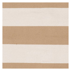Banks Stripe Handwoven Indoor/Outdoor Rug Swatch | Khaki