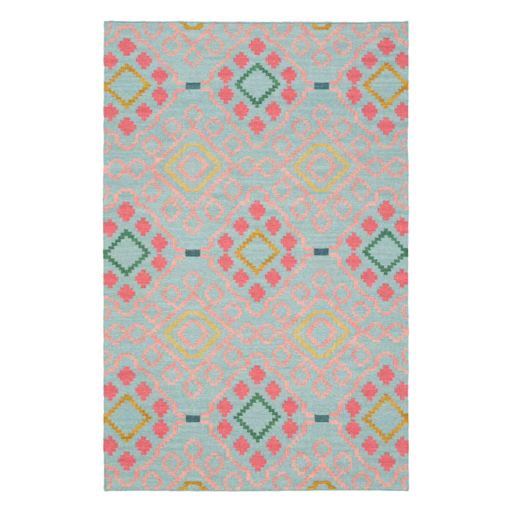 Jelly Roll Handwoven Wool Rug | Multi