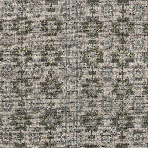 McGuire Hand Knotted Wool-Blend Rug Swatch | Mineral Green