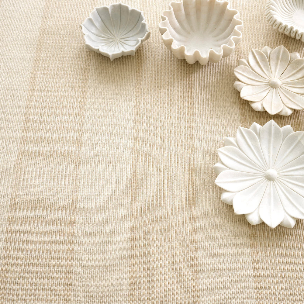 La Mirada Handwoven Cotton Rug | Wheat