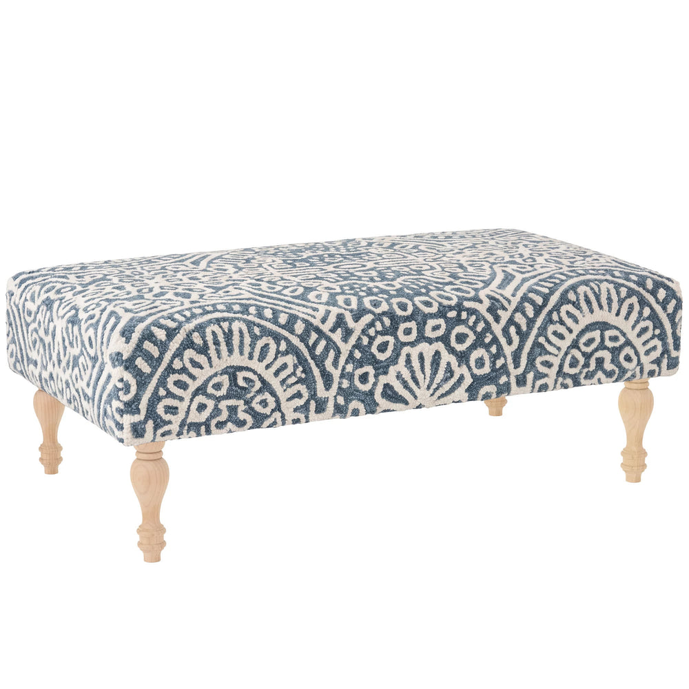 Temple Rug Ottoman | Ink