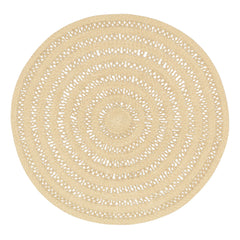Bowline Handwoven Indoor/Outdoor Round Rug | Natural