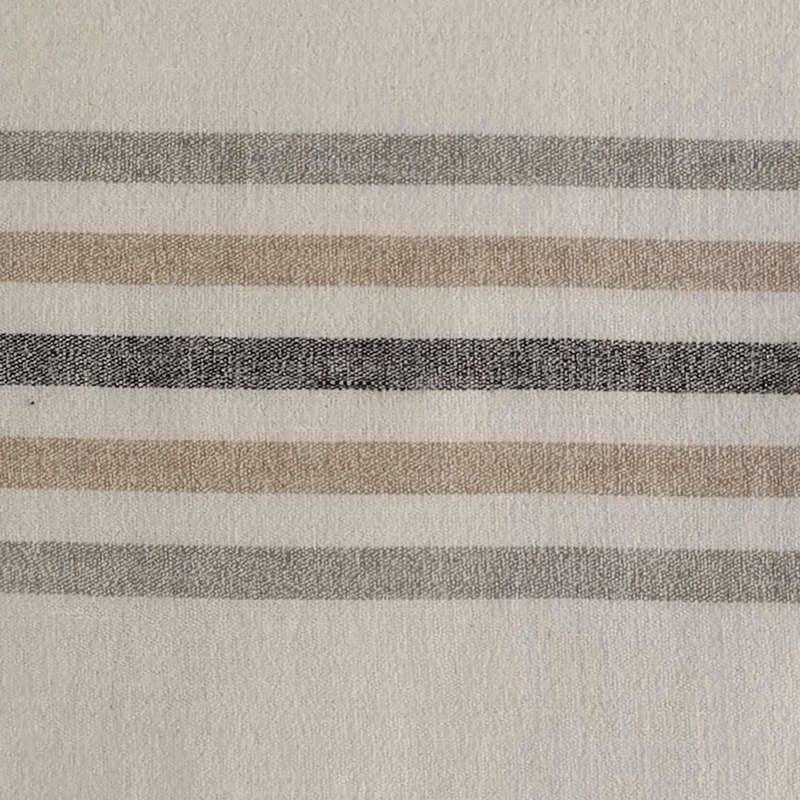 Ellison Stripe Linen Chenille Swatch | Ivory