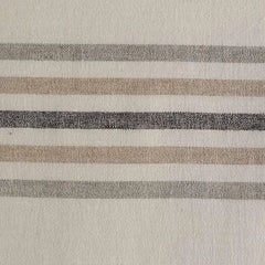 Ellison Stripe Linen Chenille Ivory Swatch