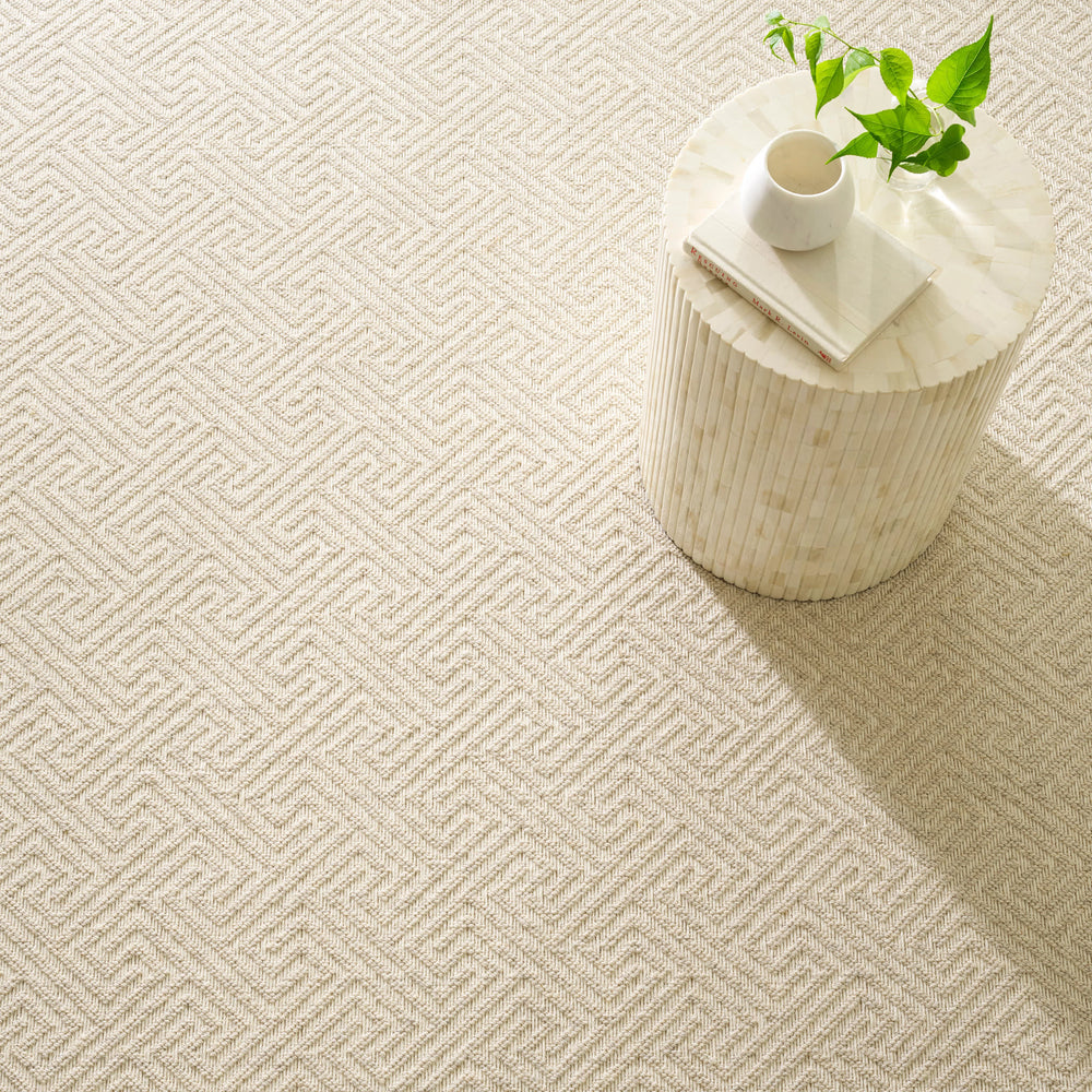 Montage Platinum Woven Wool Rug | Platinum