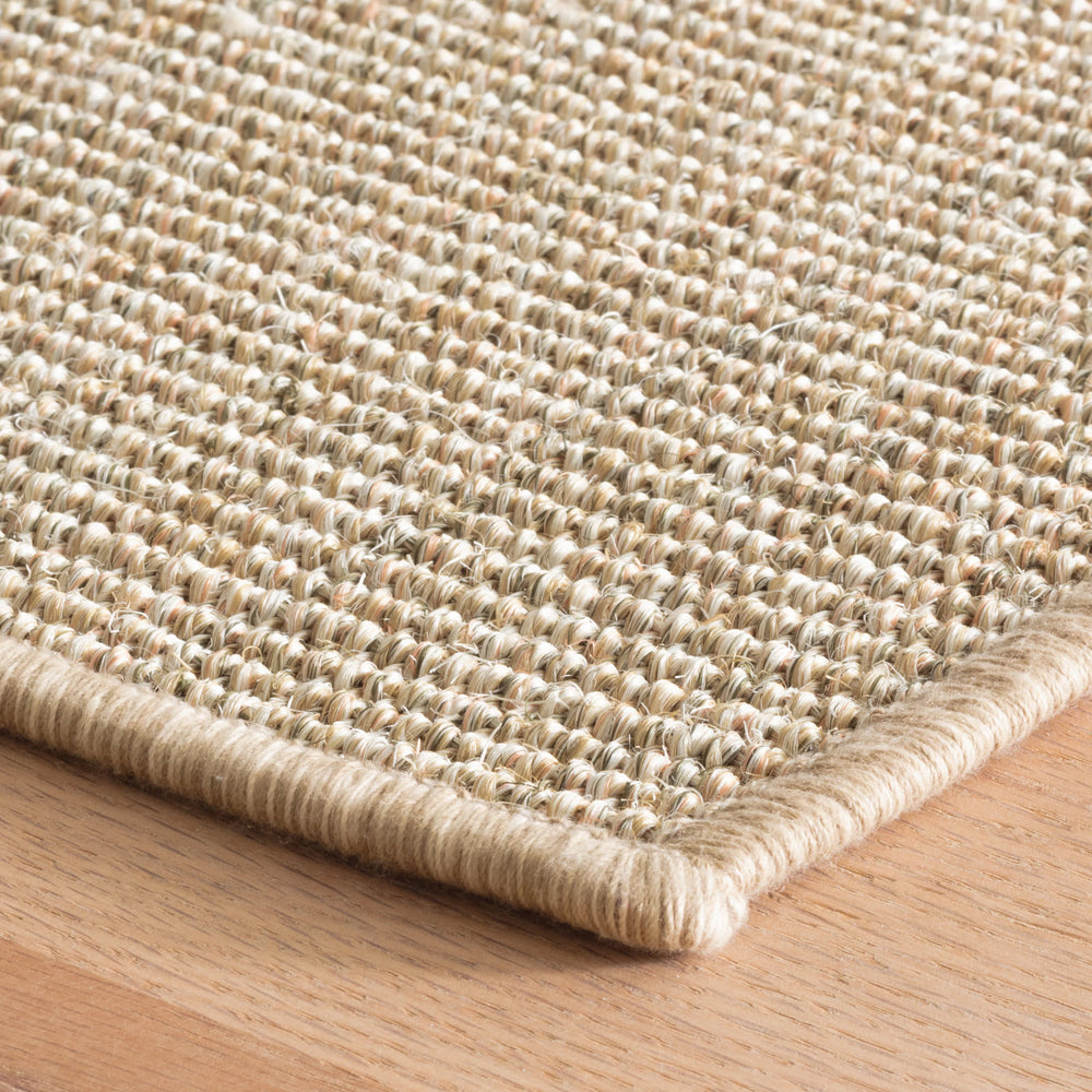 Shire Beige Woven Sisal Custom Rug | Beige