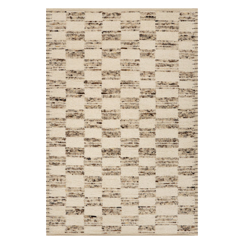 Ayson  Modern Geometric Rug | Grey