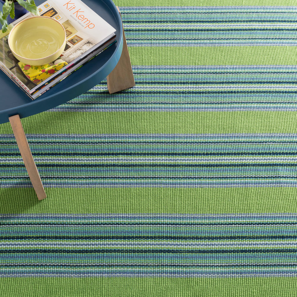Road Runner Handwoven Indoor/Outdoor Rug | Green