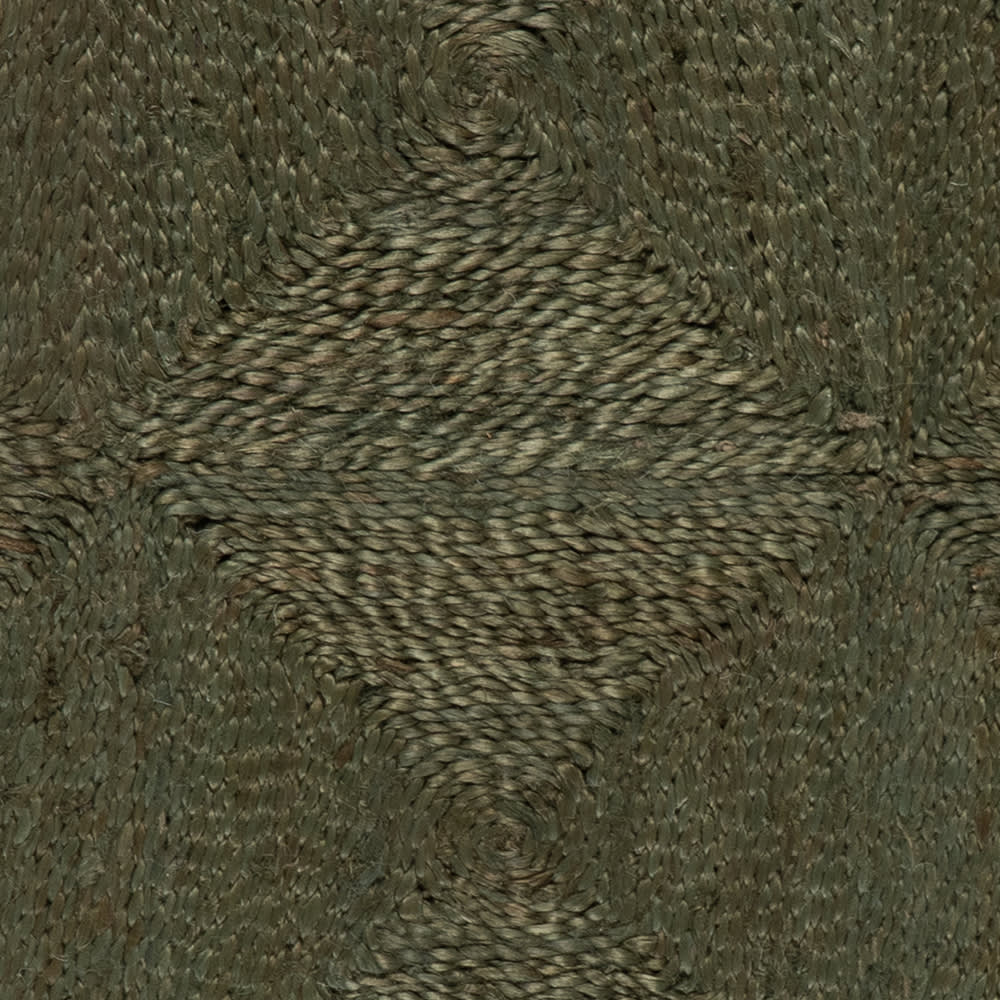 Laux Textured Handmade Jute Rug Swatch | Green