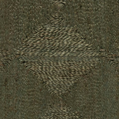 Laux Textured Handmade Jute Rug Swatch | Green