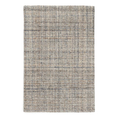 Harris Hand Micro Hooked Wool Rug | Blue/Brown