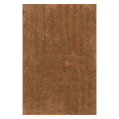 Shevina Handmade Washable Wool Rug | Brown