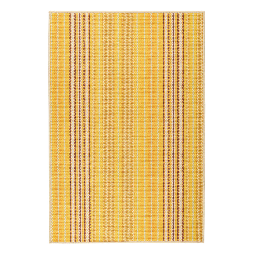 Sunflower Ticking Machine Washable Rug | Multicolor