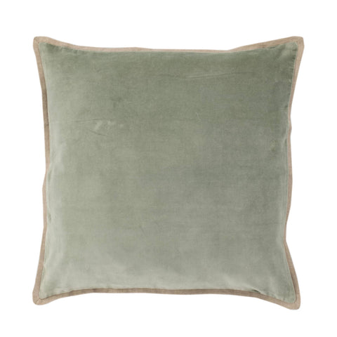 Gehry Velvet/Linen Decorative Pillow Cover | Desert Sage