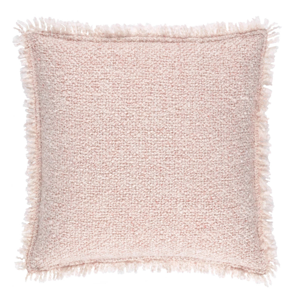 Boucle Indoor/Outdoor Decorative Pillow Cover | Pink