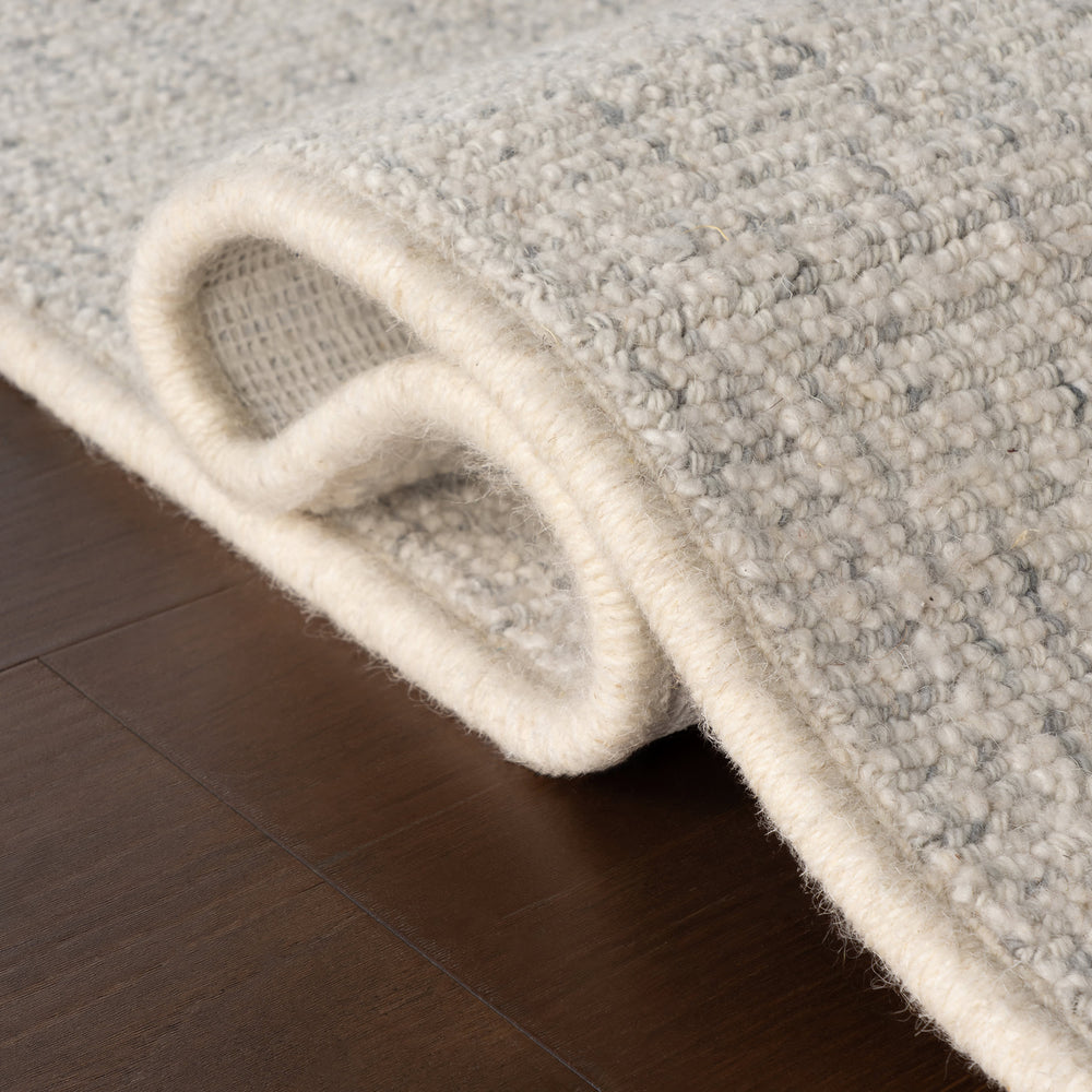 Yadira Geometric Woven Wool Custom Rug | Green
