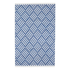Crisscross Handwoven Indoor/Outdoor Rug | Denim