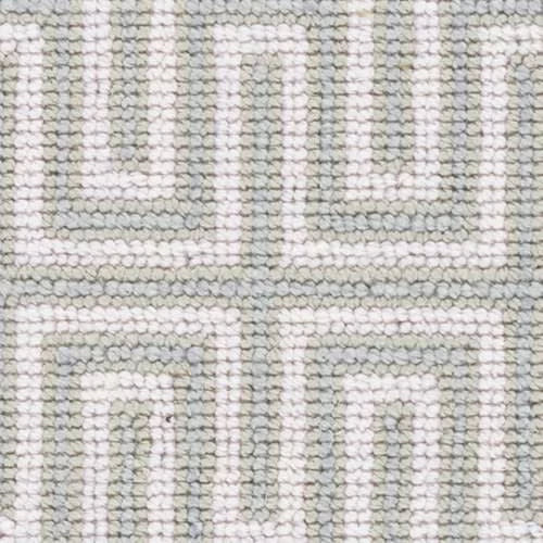 Maze Woven Wool Custom Rug Swatch | Ivory
