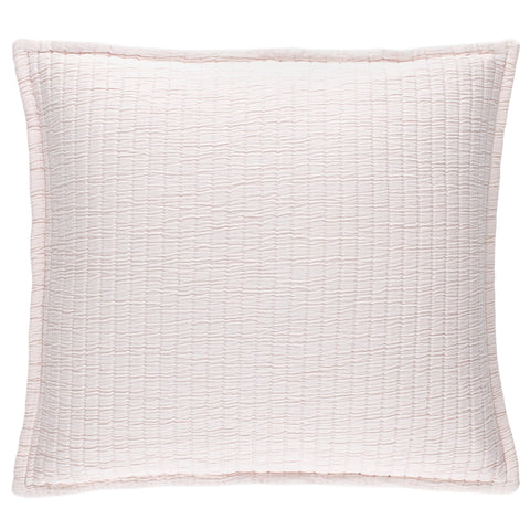 Boyfriend Matelasse Sham | Slipper Pink