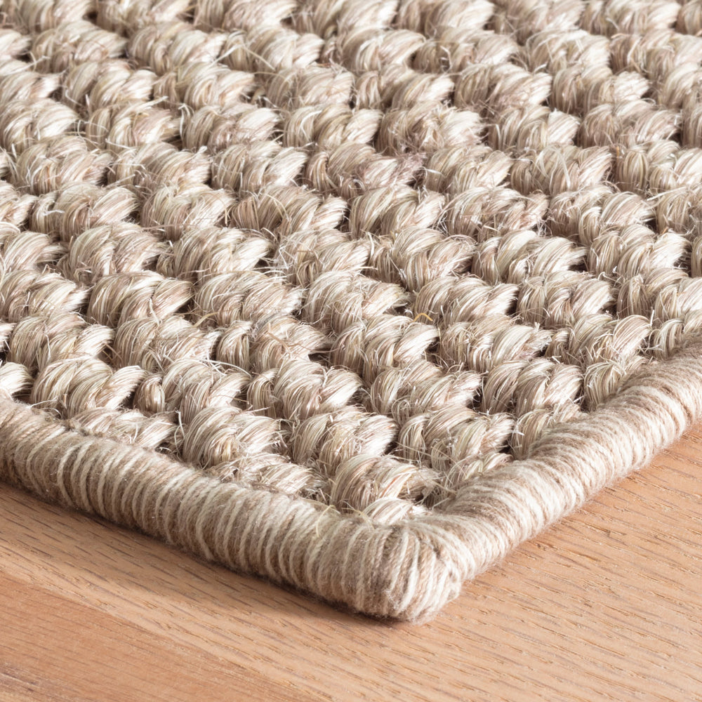 Corden Woven Sisal Custom Rug | Taupe