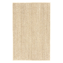 Wave Woven Sisal Custom Rug | Sand