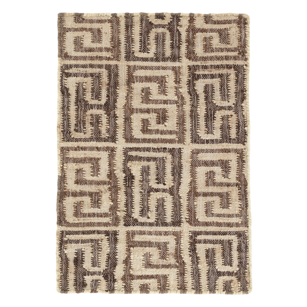 Auricula Handwoven Jute Rug by Bunny Williams | Brown